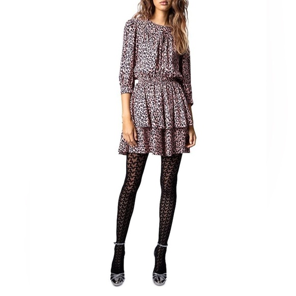 ZADIG & VOLTAIRE Rooka Leopard print mini dress - Picture 1 of 10